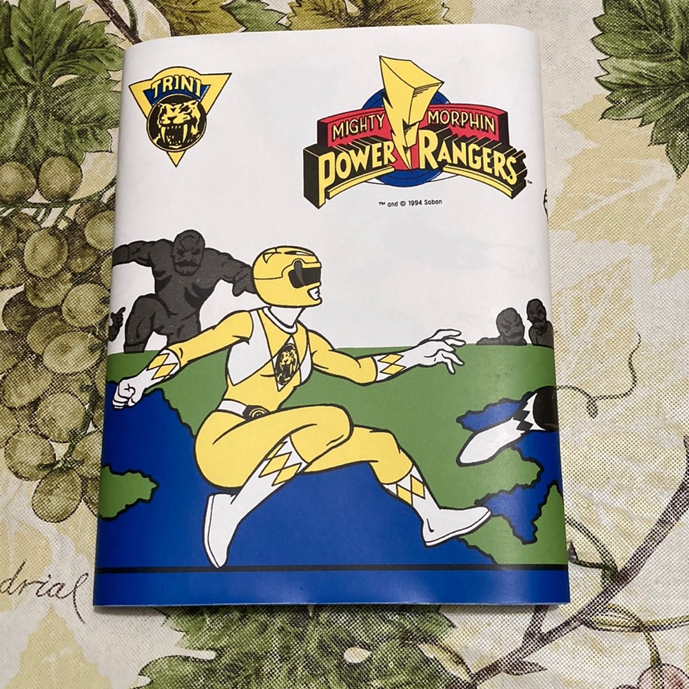 Mighty morphin power rangers wall decoration or craft material